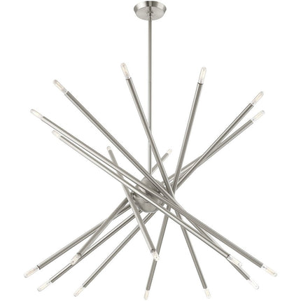 Multi Light Dimmable Chandelier With Shades
