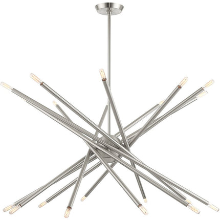 Multi Light Dimmable Chandelier With Shades