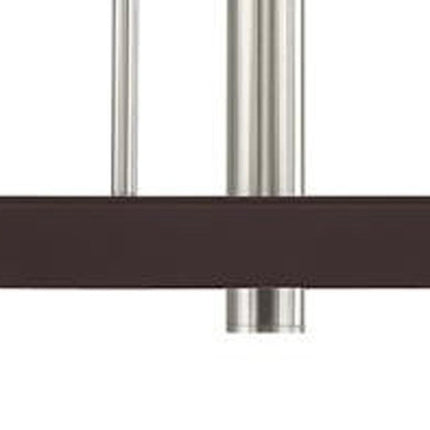 Eight Light Dimmable Chandelier With Shades