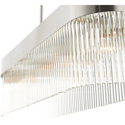 Four Light Dimmable Chandelier With Shades