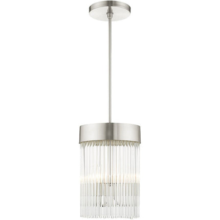 Three Light Dimmable Chandelier With Shades