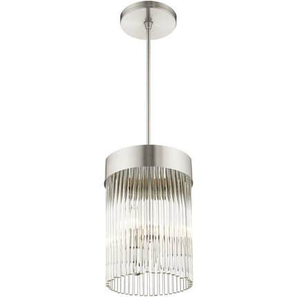 Three Light Dimmable Chandelier With Shades