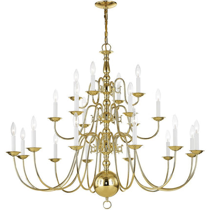 Multi Light Dimmable Chandelier With Shades