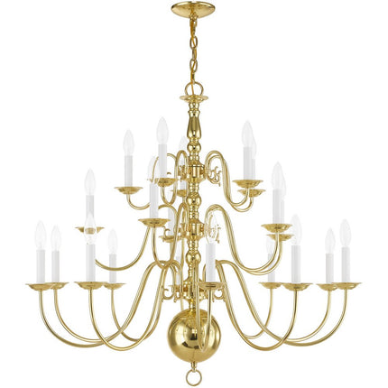 Multi Light Dimmable Chandelier With Shades