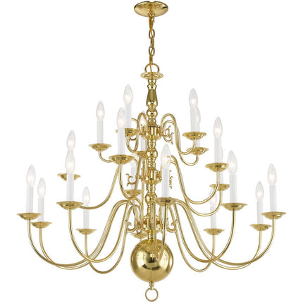 Multi Light Dimmable Chandelier With Shades