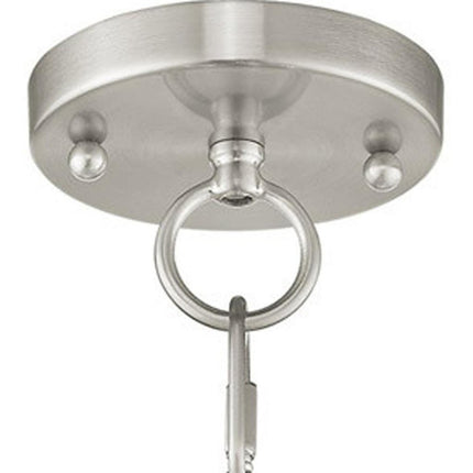 Four Light Dimmable Chandelier With Shades