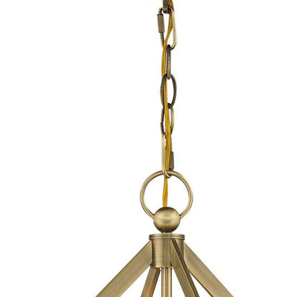 Four Light Dimmable Chandelier With Shades