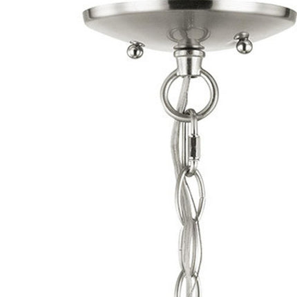 Three Light Dimmable Chandelier With Shades