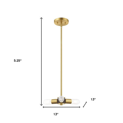 Three Light Dimmable Chandelier With Shades