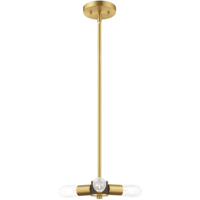 Three Light Dimmable Chandelier With Shades