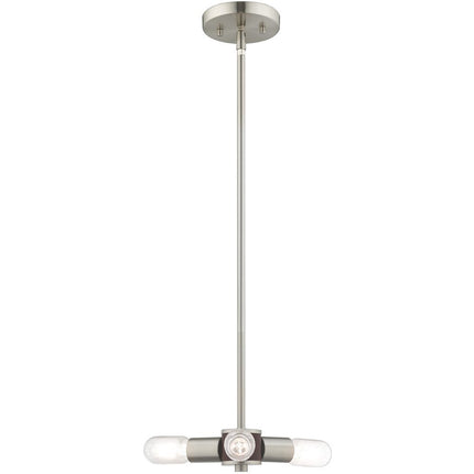 Three Light Dimmable Chandelier With Shades