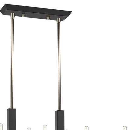 Ten Light Dimmable Chandelier With Shades