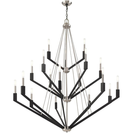Multi Light Dimmable Chandelier With Shades