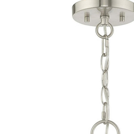 Six Light Dimmable Chandelier With Shades