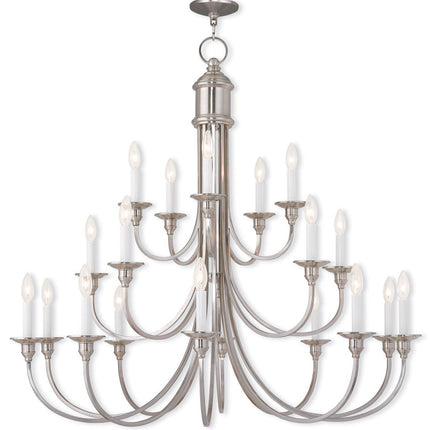 Multi Light Dimmable Chandelier With Shades