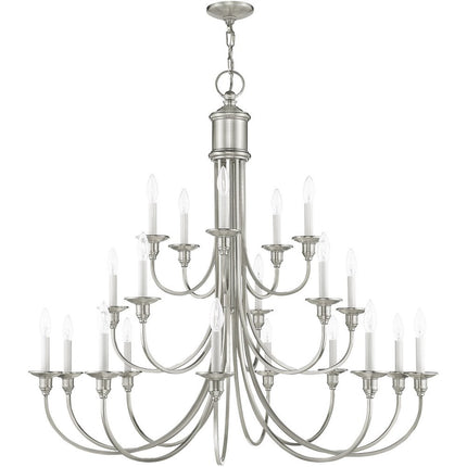 Multi Light Dimmable Chandelier With Shades