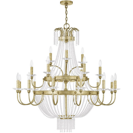 Multi Light Dimmable Chandelier With Shades