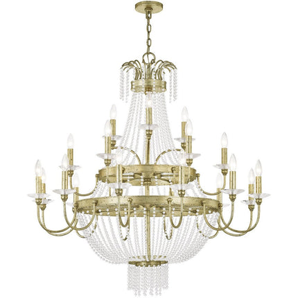 Multi Light Dimmable Chandelier With Shades
