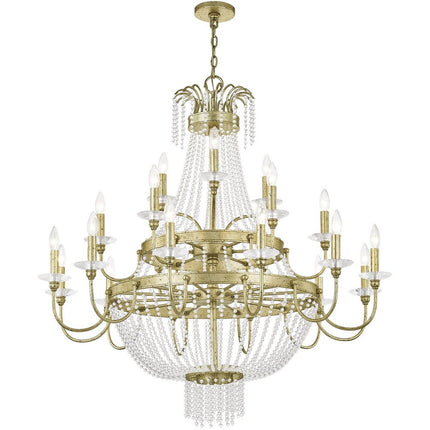 Multi Light Dimmable Chandelier With Shades