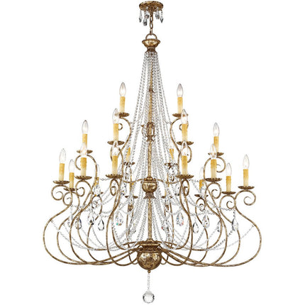 Multi Light Dimmable Chandelier With Shades