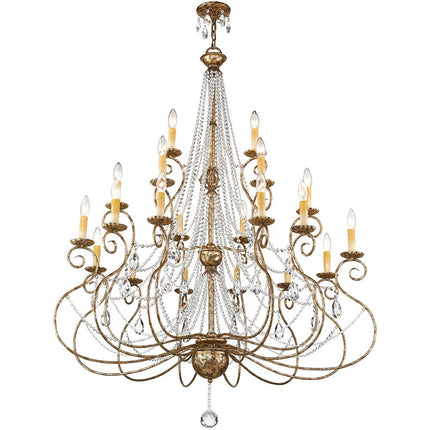 Multi Light Dimmable Chandelier With Shades