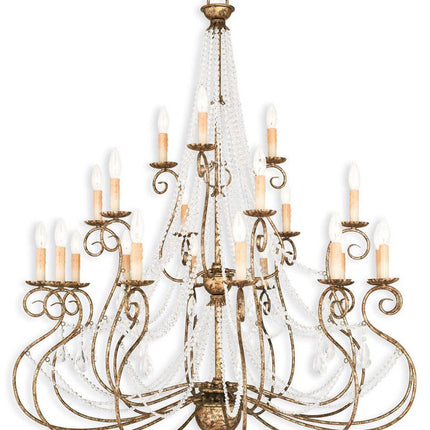 Multi Light Dimmable Chandelier With Shades