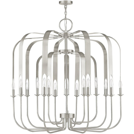 Multi Light Dimmable Chandelier With Shades