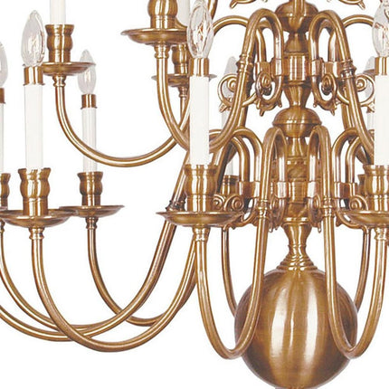 Multi Light Dimmable Chandelier With Shades