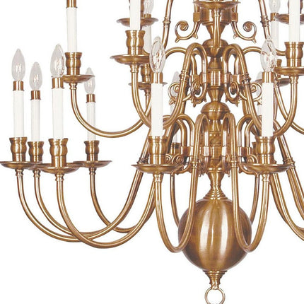 Multi Light Dimmable Chandelier With Shades