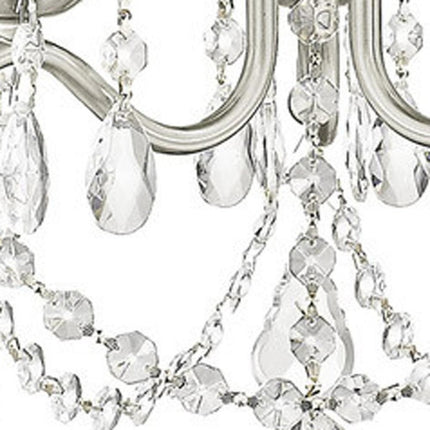 Three Light Dimmable Chandelier With Shades