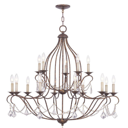 Multi Light Dimmable Chandelier With Shades
