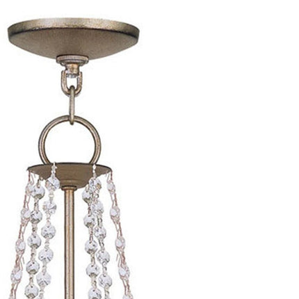 Nine Light Dimmable Chandelier With Shades