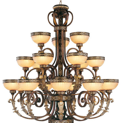 Multi Light Dimmable Chandelier With Shades