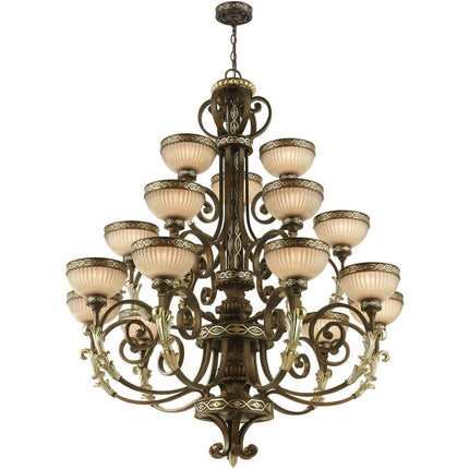 Multi Light Dimmable Chandelier With Shades