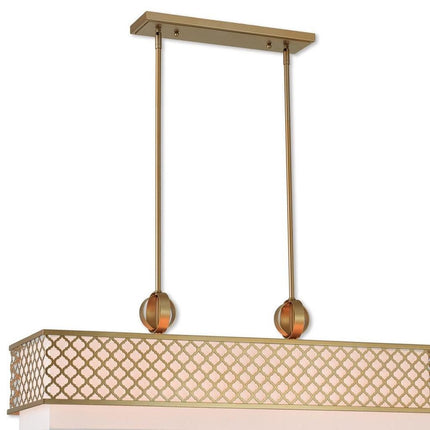Nine Light Dimmable Chandelier With Shades