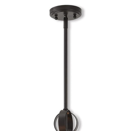 Five Light Dimmable Chandelier With Shades