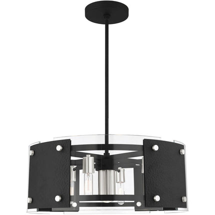 Seven Light Dimmable Chandelier With Shades