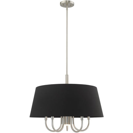 Six Light Dimmable Chandelier With Shades