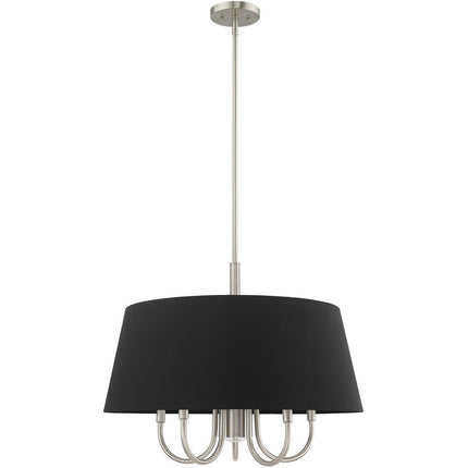 Six Light Dimmable Chandelier With Shades