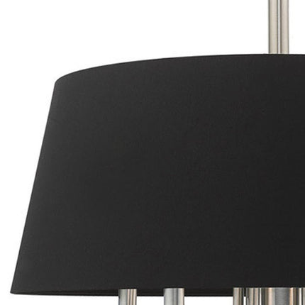 Six Light Dimmable Chandelier With Shades