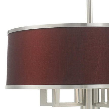 Seven Light Dimmable Chandelier With Shades