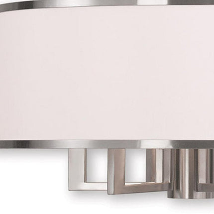 Six Light Dimmable Chandelier With Shades