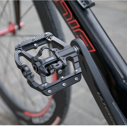 Mountain Bike Lock Step Turn Flat Step Bicycle Peilin Foot Aluminum Alloy Pedal Bearing Riding Accessories