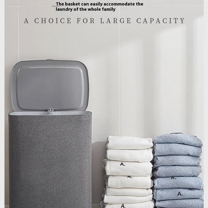 Fabric Bathroom With Lid Dirty Laundry Toys Sundries Storage Laundry Basket