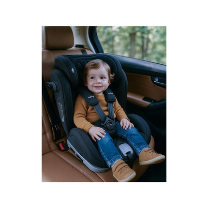 Baby Mix Hero Pro Ultra ISOFIX I-Size Car Seat, Black, for 76 to 150 cm