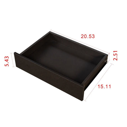 71" Black Wood Trestle Coffee Table