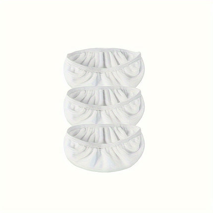 3-Pack Washable Microfiber Mop Pads – Durable, Easy-Attach Design – Perfect for Wet or Dry Floor