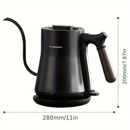 Kettle Rapid Boiling, Swan-neck Design, Anti-scald Handle,