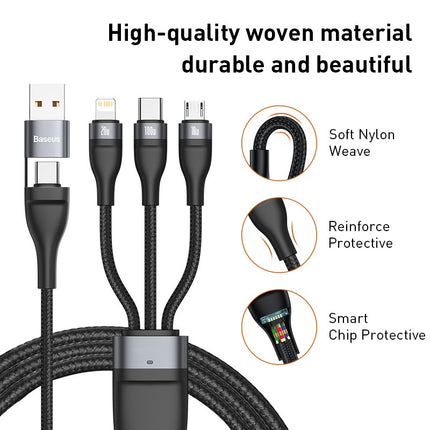 3 In 1 USB C Cable Cable 100W