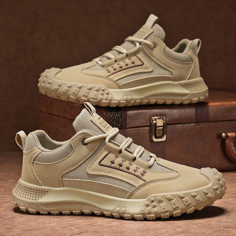 Sneakers, New Trendy, Versatile, Classic and  Fashion Work Boots for Men, Casual Shoes with Thick Sole